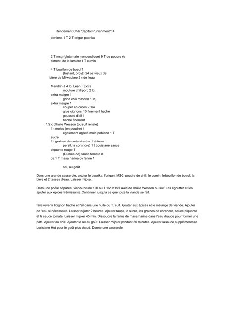 600 Recettes de Chili