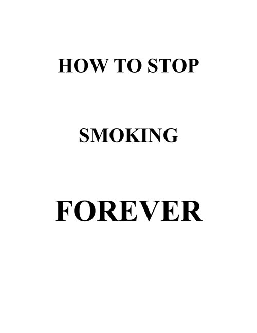 Stop smoking(full)