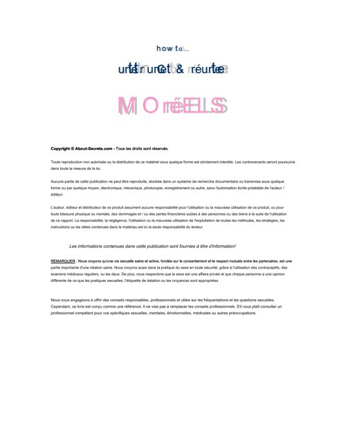 Attirer et séduire les femmes