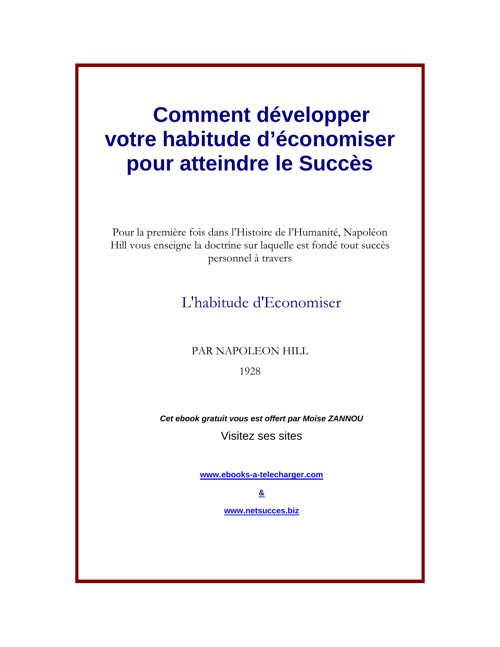 Comment Economiser