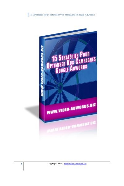 15 strategies pour optimiser vos campagnes Google Adwords