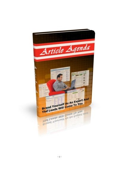 Article Agenda