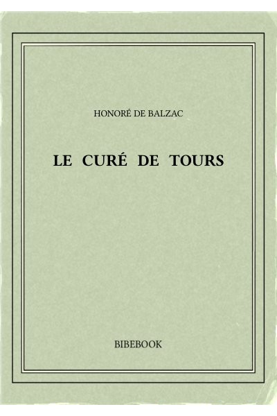 Balzac Honore De Le Cure De Tours