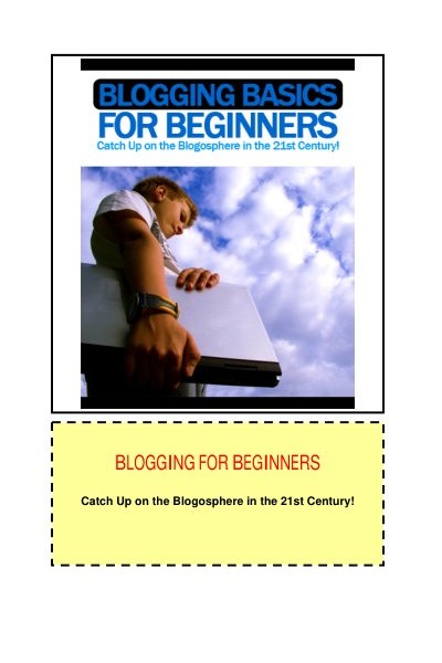 Blogging Basics for Beginners