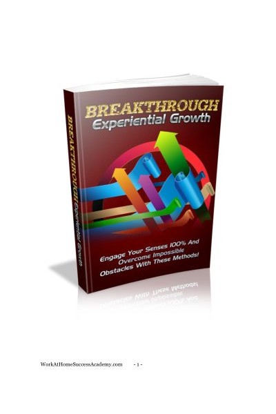 Breakthrough Experiential Growth
