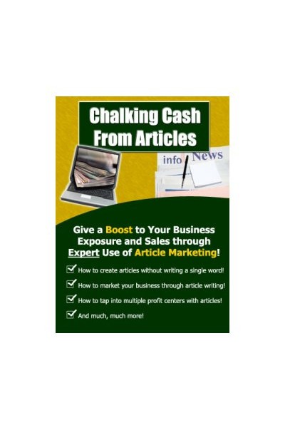 Chalking Cash from Articles