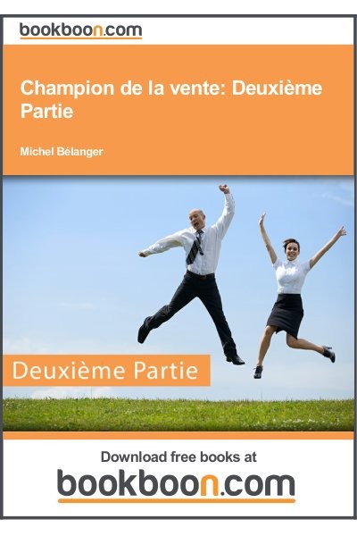 Champion de la vente Deuxieme partie