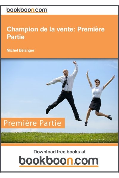 Champion de la vente Premiere partie