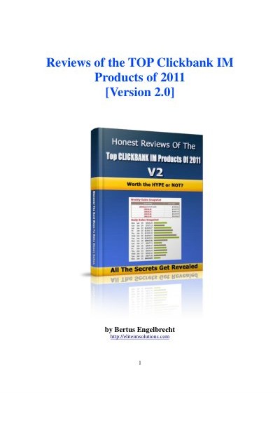 Clickbank Reviews 2011 V2