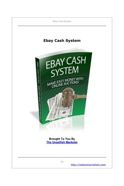 Easy Quick Cash System