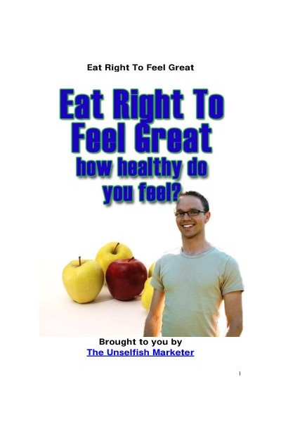 Eat Right To Feel Great REBRAND THIS