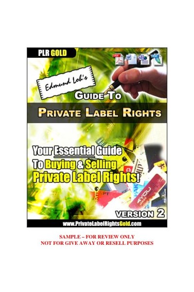 Edmund Loh&rsquo;s Guide to PLR v2 Sample