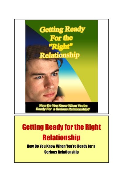 Full PLR License Getting Ready for the Right Relationship