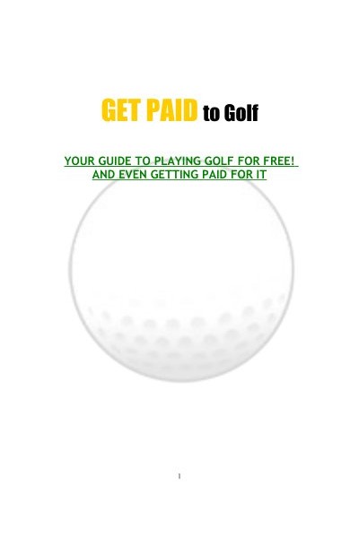GetPaidtoGolf