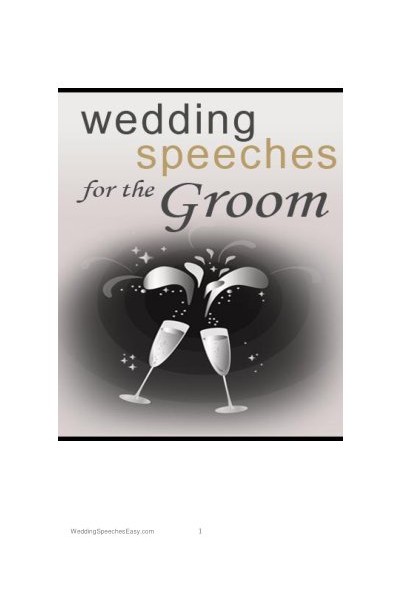GroomsSpeech