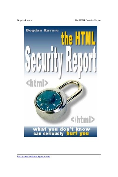 HTML Security Report