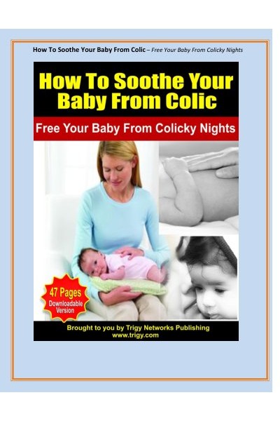 HowToSootheYourBabyFromColic