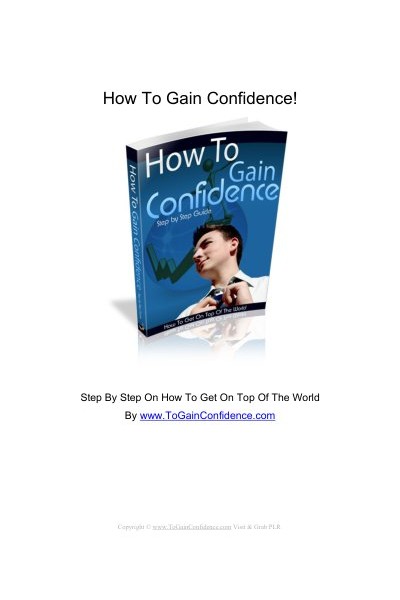 How To Gain Confidence