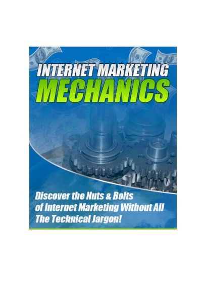 Internet Marketing Mechanics
