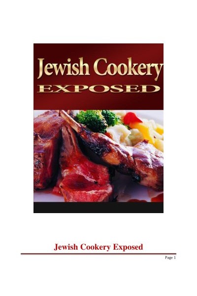 Jewish Cookery Exposed