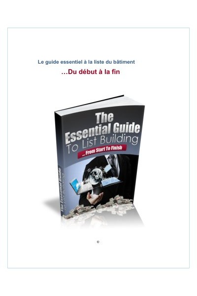 Le guide indispensable pour faire sa liste