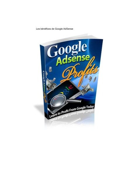 Les bC ºnC ºfices de Google AdSense