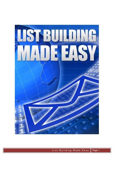 List Building Made Easy