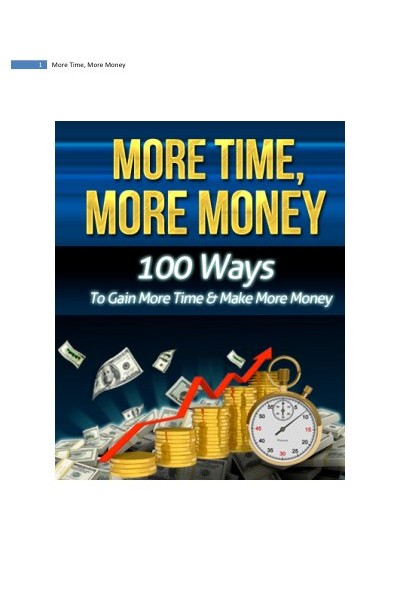 More Time More Money