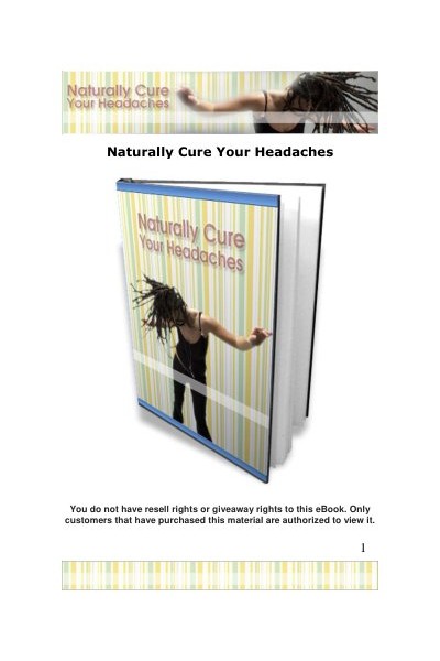 Naturally cure your headaches