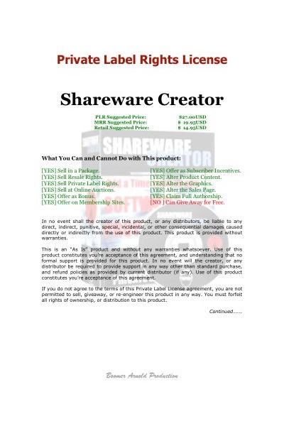 Private Label Rights