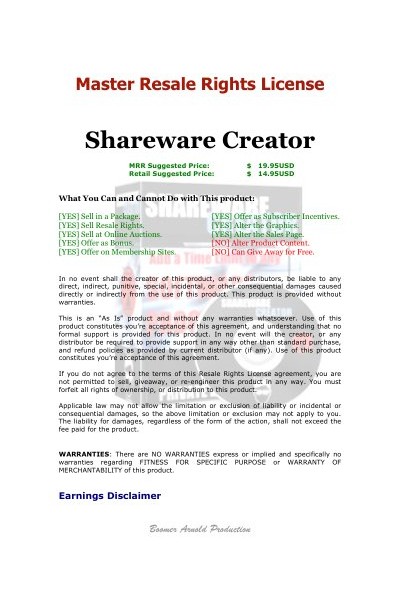RIGHTS LICENSE