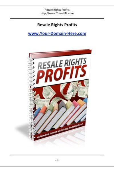 NewbiesGuideToResaleRights