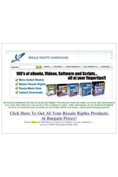 Resale Rights Bargains