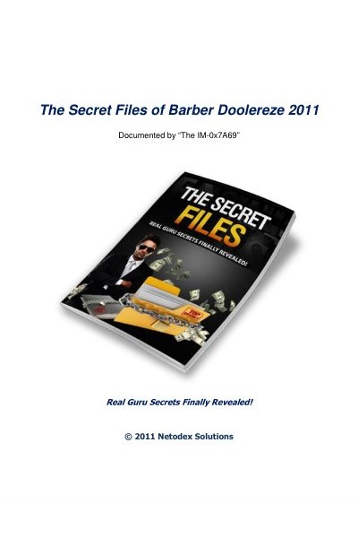 Secret Files of Barber Doolereze
