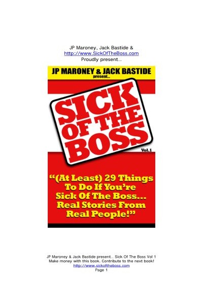 SickofTheBoss