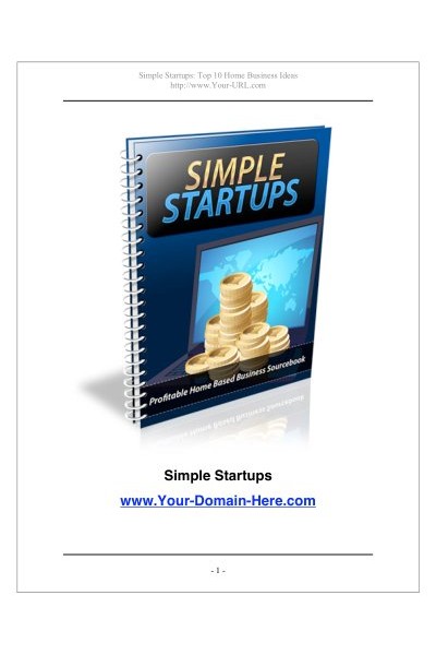 Simple Startups
