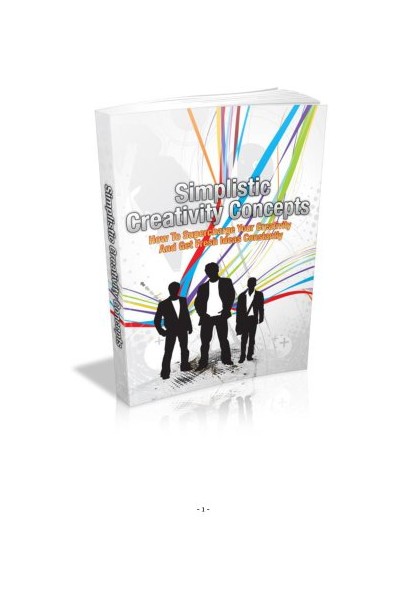 Simplistic Creativity Concepts