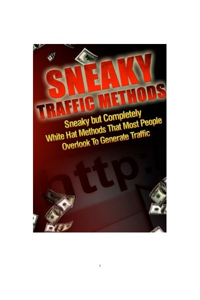 Sneaky Traffic Methods