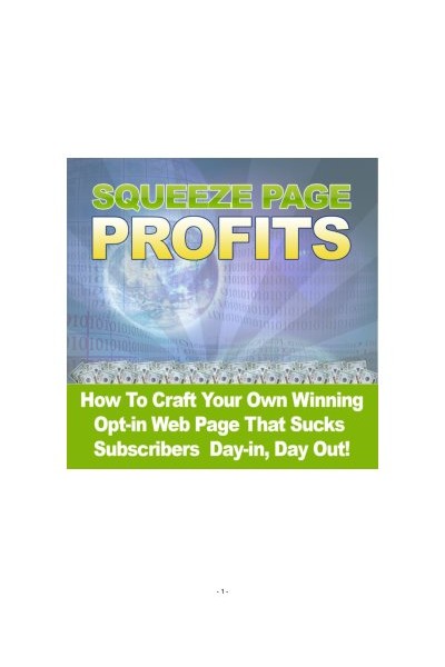Squeeze Page Profits