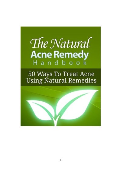 The Natural Acne Remedy