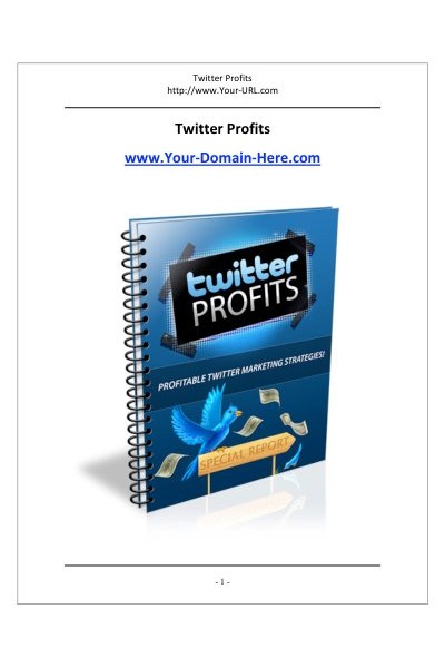 Twitter Profits