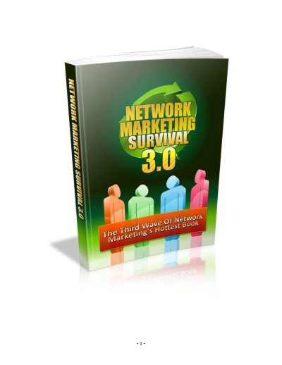 Network Marketing Survival 3