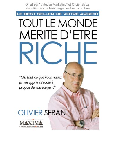 Tout le monde merite d etre riche